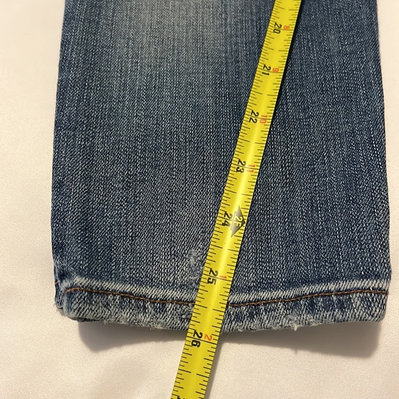 DENIM & SUPPLY RL CROPPED DISTRESSED SKINNY JEANS (29) - Picture 13 of 14